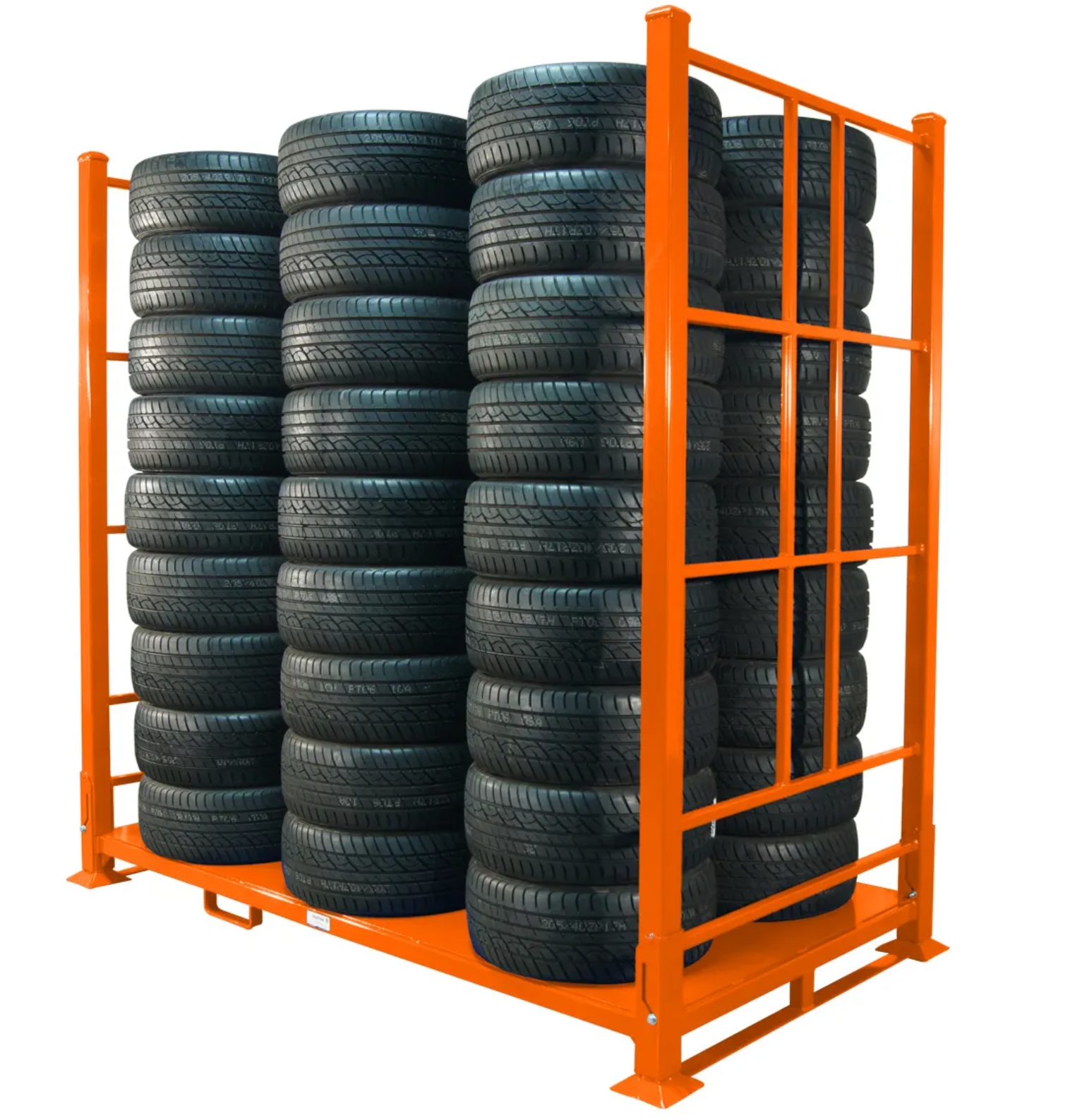 Customized Movable Warehouse Foldable Stacking Stillage Fabric Roll Racks