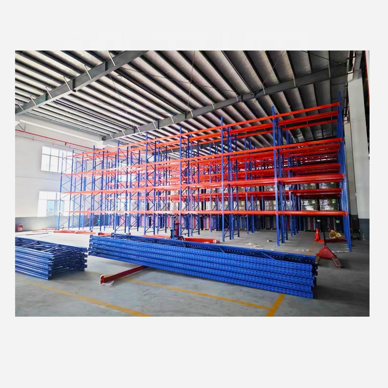 Customized Mobile Van Double Deep Racking System Rack Wide Aisle Density High Bay Pallet Metal Warehouse Racking