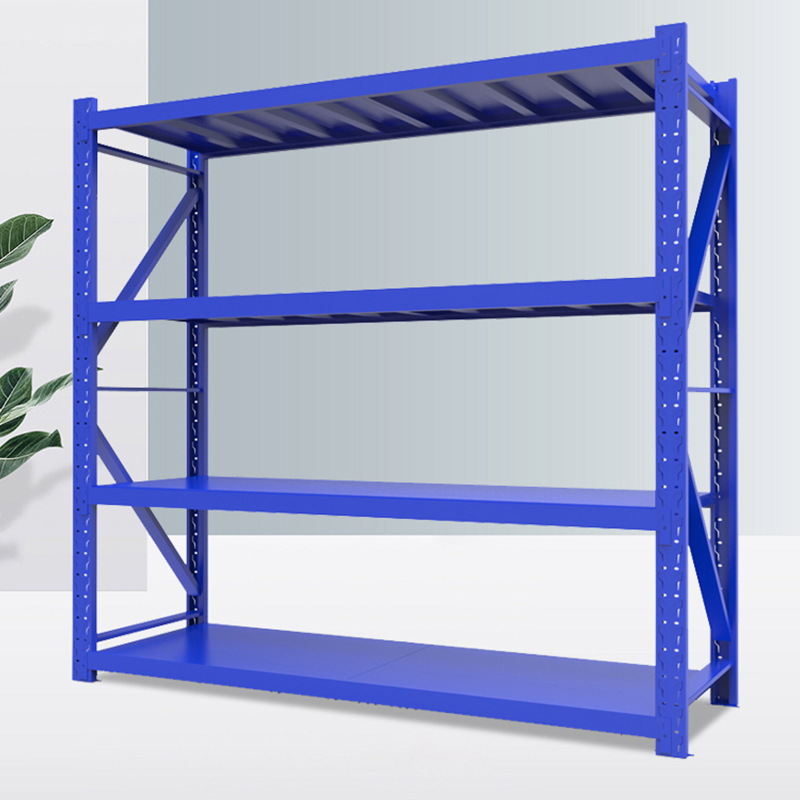 Multi-tier Light Medium Heavy-Duty Warehouse Shelving; Steel Racking Storage Rooms; Thickened Floor-Standing Storage Racks China