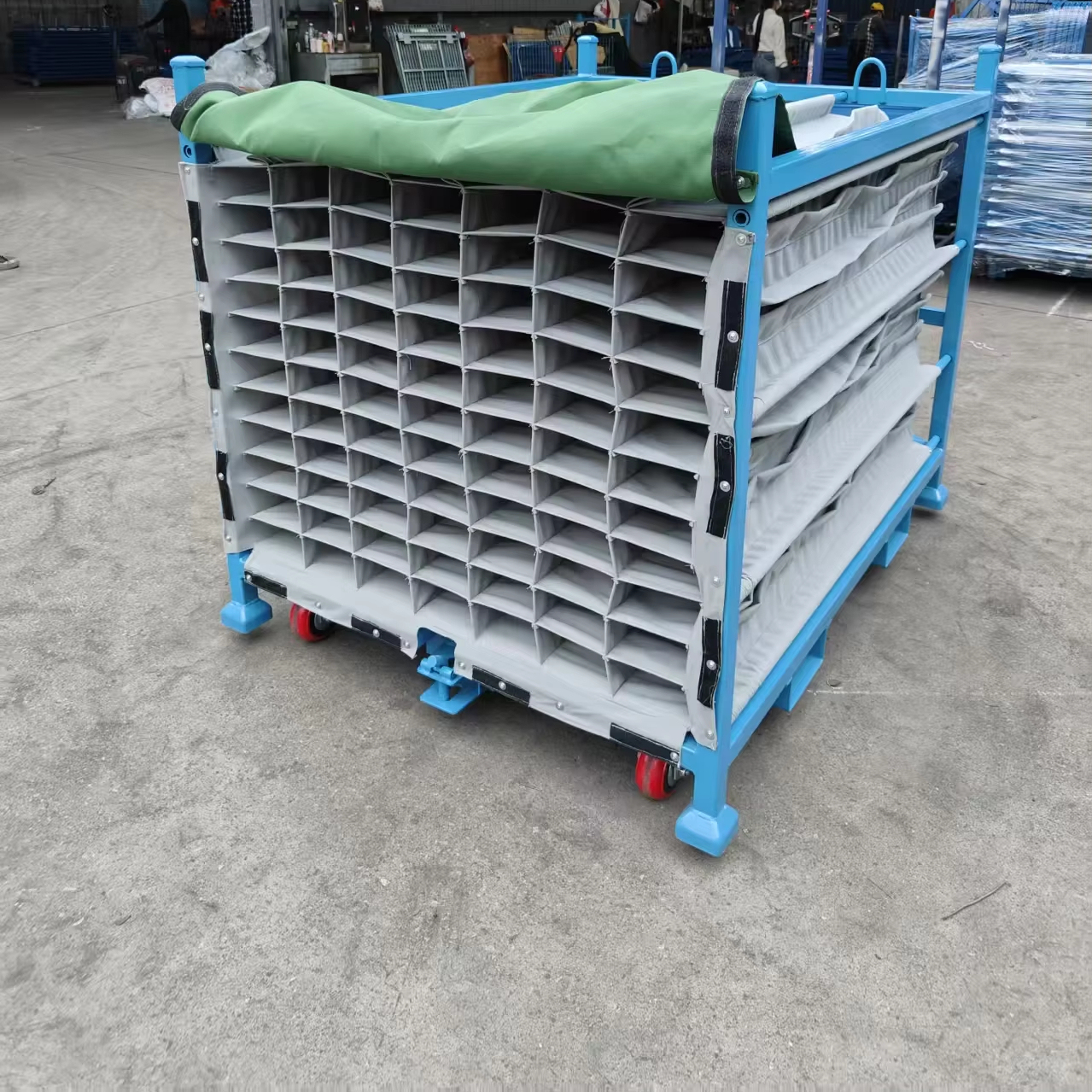 Industrial Automotive Components Logistics Storage Reinforced Durable Automotive Parts Turnover Storage Rack