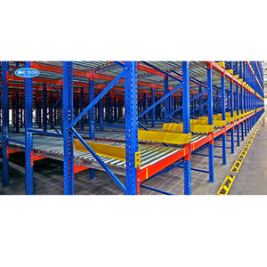 High Quality One Tech Pallet Flow Racking Gravity Flow Racking Vietnam Customization Heavy Duty Steel Electrostatic Powder