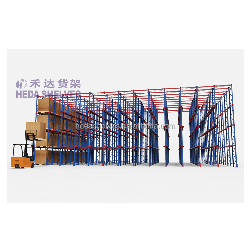 Drive in Rack System High Density Heavy Duty Storage Racking Pallet Rack Warehouse Industrial Drive in Rack