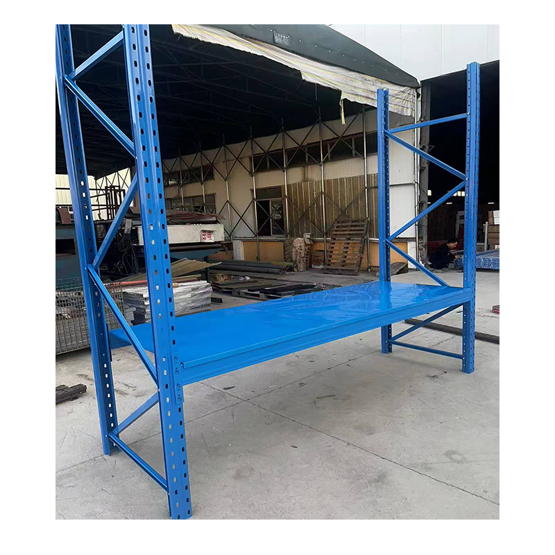Heavy Duty Steel Platforms Durable Heavy Beam Durable High Bay Warehouse Thick Steel Plate Shelving Rack Type Storage Rack
