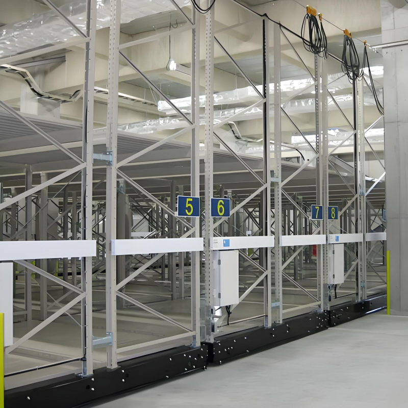 Mobile Pallet Racking Specifically Designed for Cold Storage with Anti-Freeze Components and Low-Temperature Grease