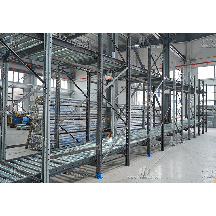 Warehouse Storage Roller Racking Carton Flow Racking High Quality Gravity Carton Flow Racking