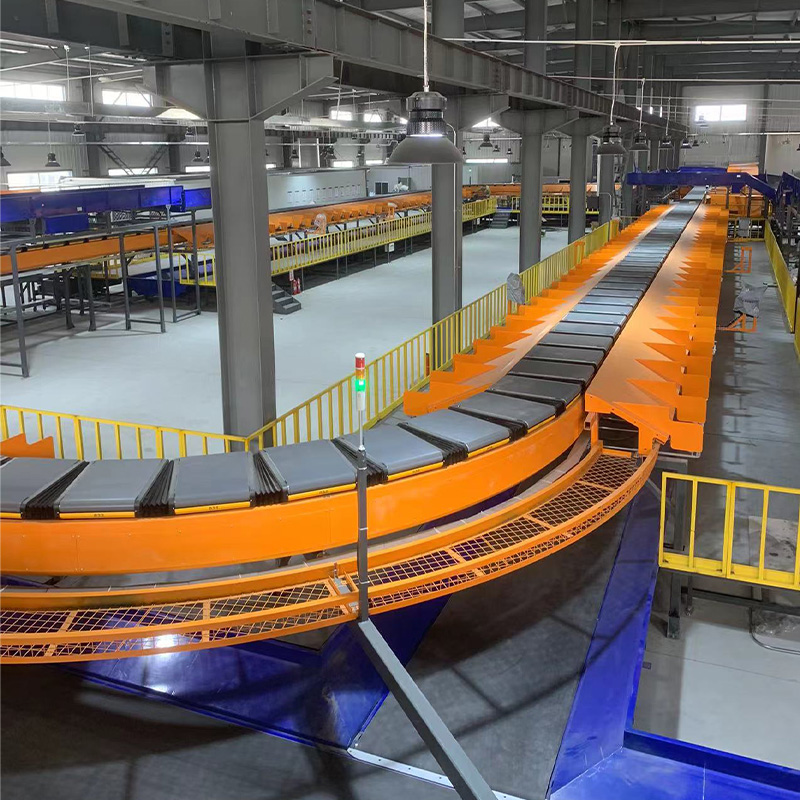 VPAI Warehouse Logistic Equipment Sorting Conveyor Sort Loading Parcels Scale Weight Measure Sorting Machine