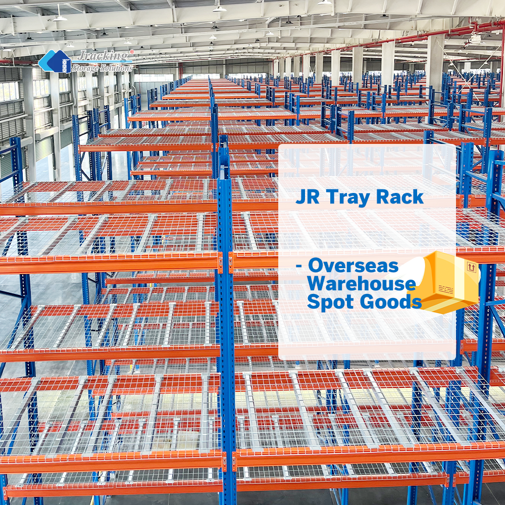 Jracking Warehouse Heavy Duty Steel EU Blue and Orange Selective Pallet Racking Shelving System