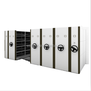 Modern Designed Steel Commercial Furniture Mobile Shelving for Warehouse School Workshop or Hospital-Metal Warehouse Cabinet
