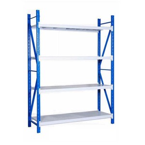 Longspan Shelving Rack High Bay Industrial Shelves Narrow Aisle Heavy Duty Metal Warehouse Storage Selective Pallet Racking