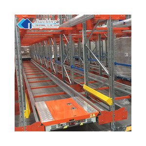 Jracking Warehouse Customized ASRS Automatic Storage Radio Shuttle Racking With Forklift System