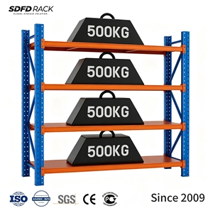 Custom Heavy Duty Industrial Steel 5 Multi-Level Carpet Roll Storage Rack