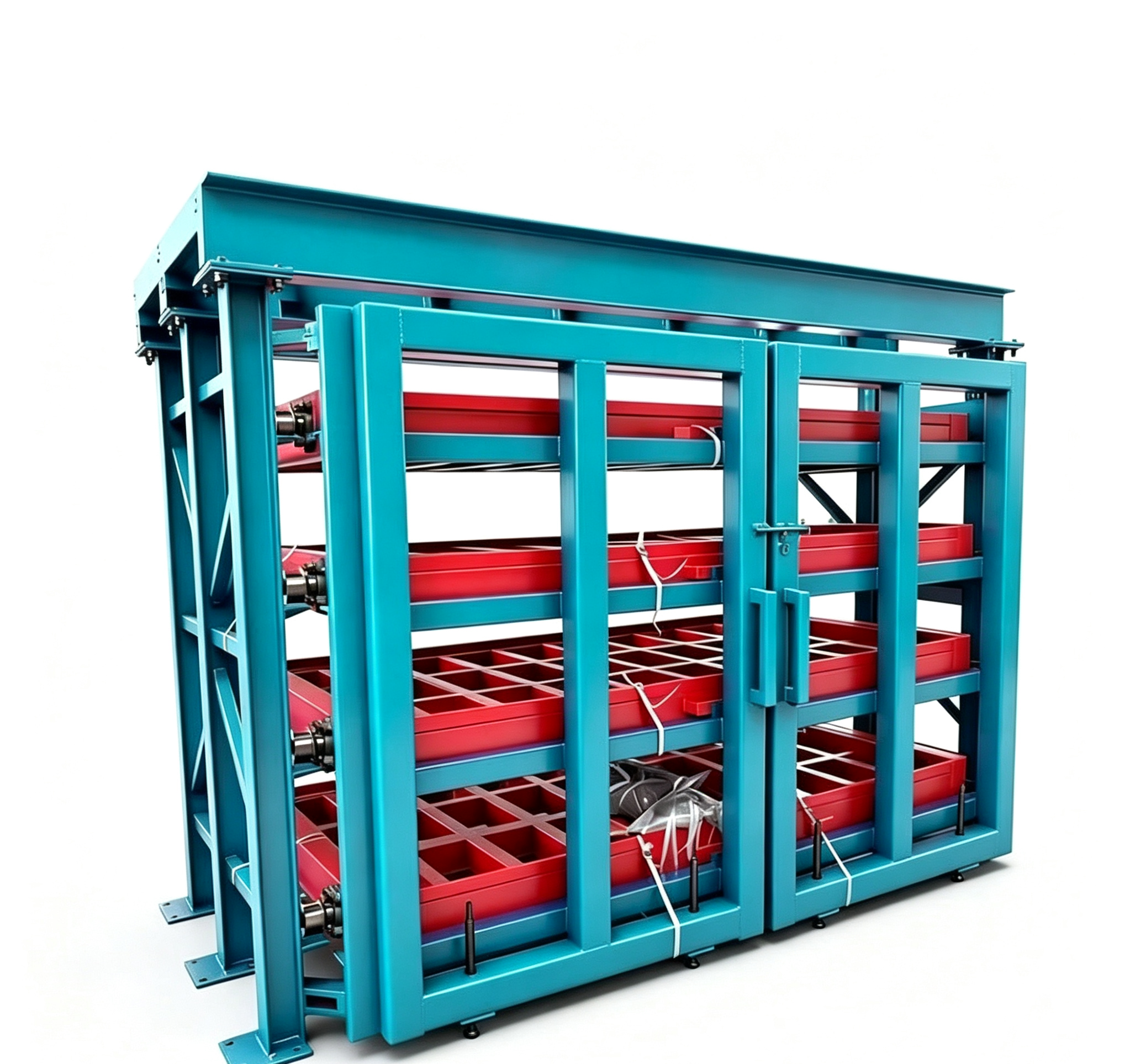 China Professional Manufacturing Multi-Layer Metal Sheet Racks Custom Heavy Duty Industrial Shelving