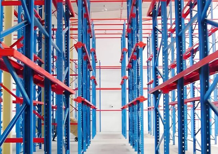 Industrial Drive-In Pallet Racking Durable Metal Storage with Powder Coating