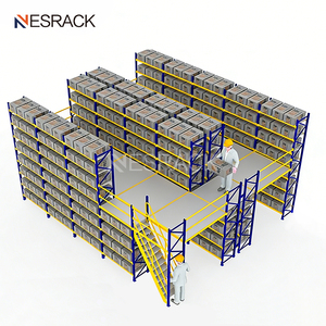 Generous Stacking Warehouse Pallet Racking System Mezzanine Floor Racks Stair Rack Wire Deck Storage Shelf Mezzanine Platform