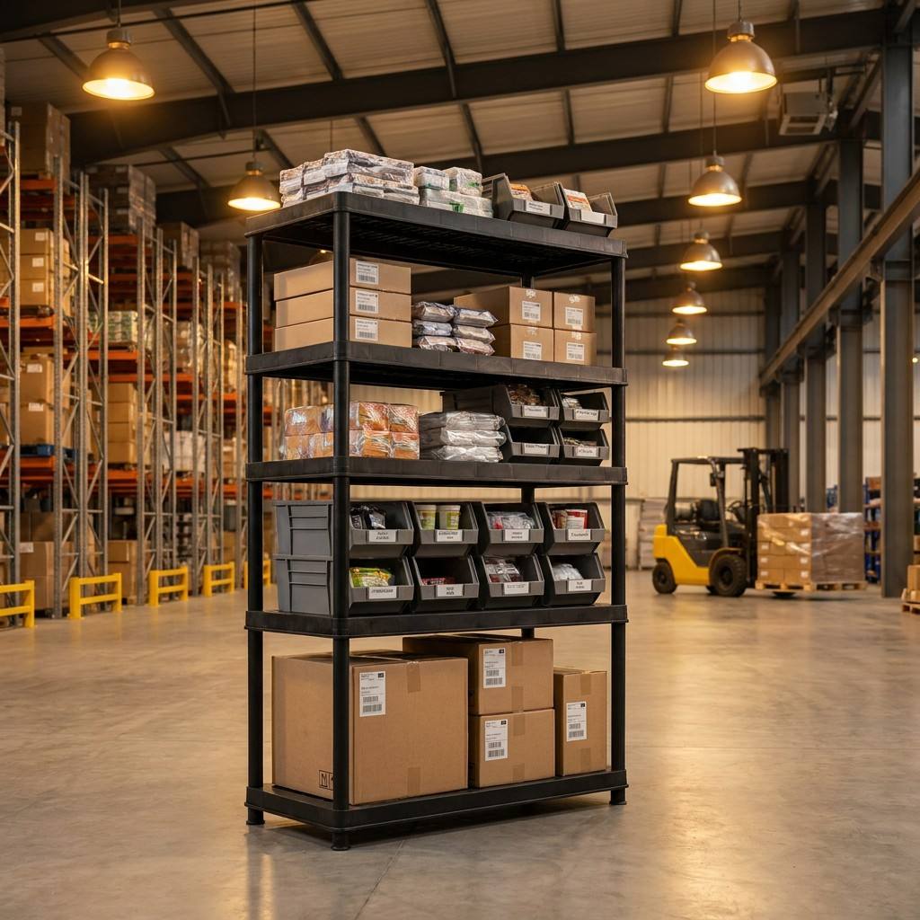 Heavy Duty Storage Shelf Shelving 91*46*135CM Stacking Racks Racking System for Commercial,Office &Industrial Storage