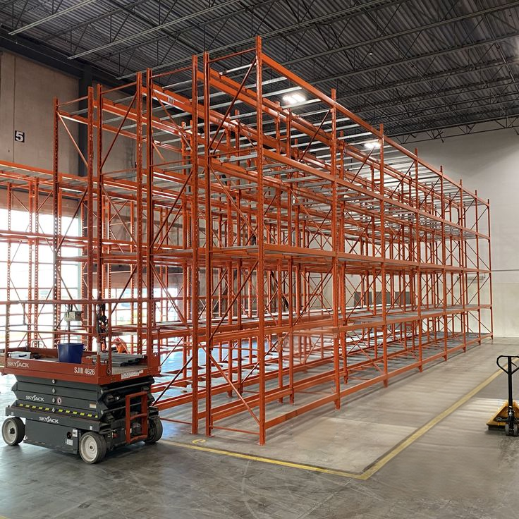 Multi Industry Use High Storage Volume Customized Double Deep Pallet Racking for Retail Distribution Center