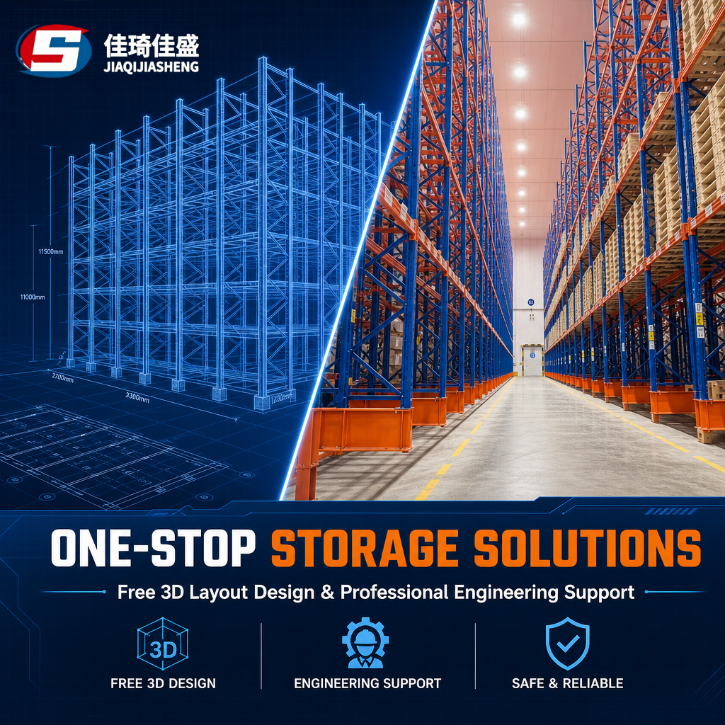 Heavy Multi-Level Steel Storage Rack Blue Vertical Orange Beam Can Be Matched with Cross Beam Pallet Display Products