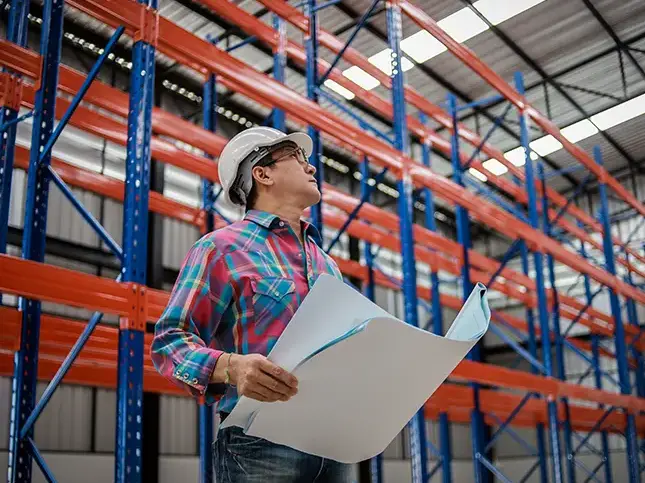 Building supplies and construction materials storage racking