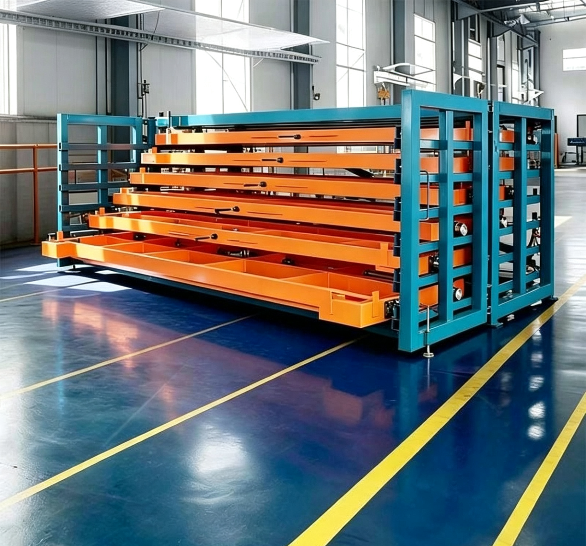 China Professional Manufacturing Multi-Layer Metal Sheet Racks Custom Heavy Duty Industrial Shelving