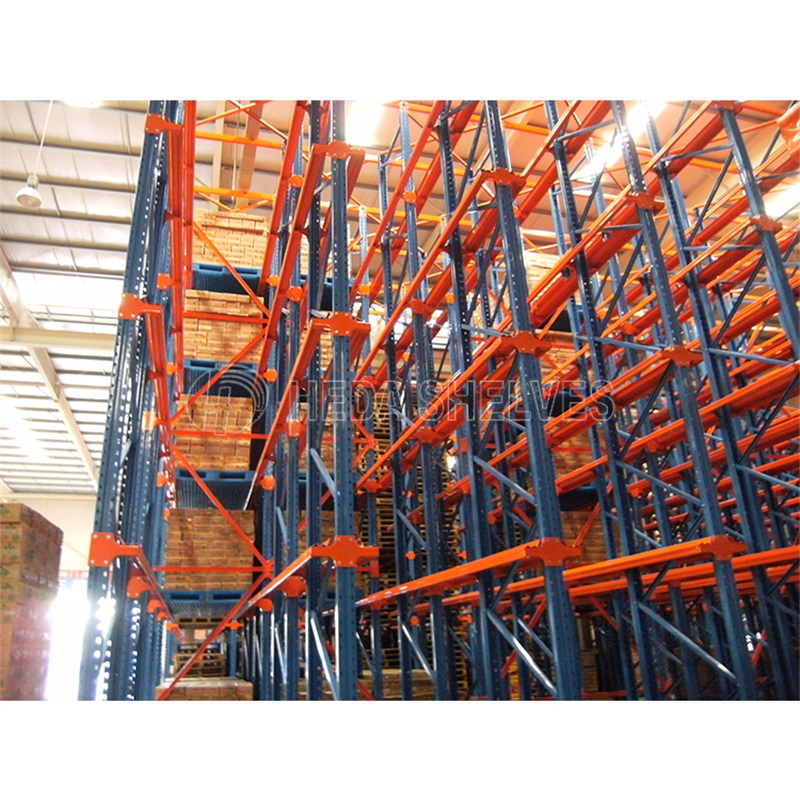 Heavy Duty Drive-In Selective Pallet Rack Iron/Steel/Metal Storage System with Corrosion Protection for Warehouses