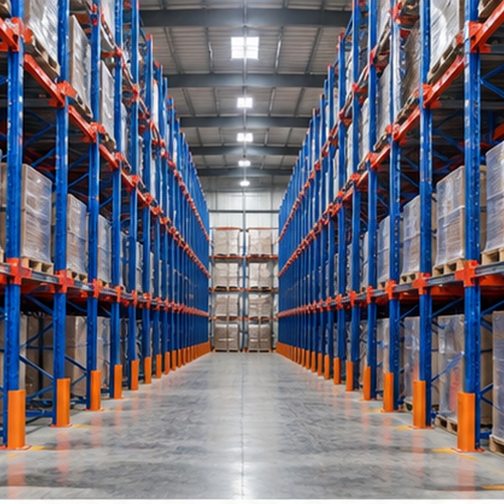 ODM OEM Q235 Steel Heavy Duty High Density Coldroom Coldstore Drive in Through Pallet Racking Warehouse Storage System