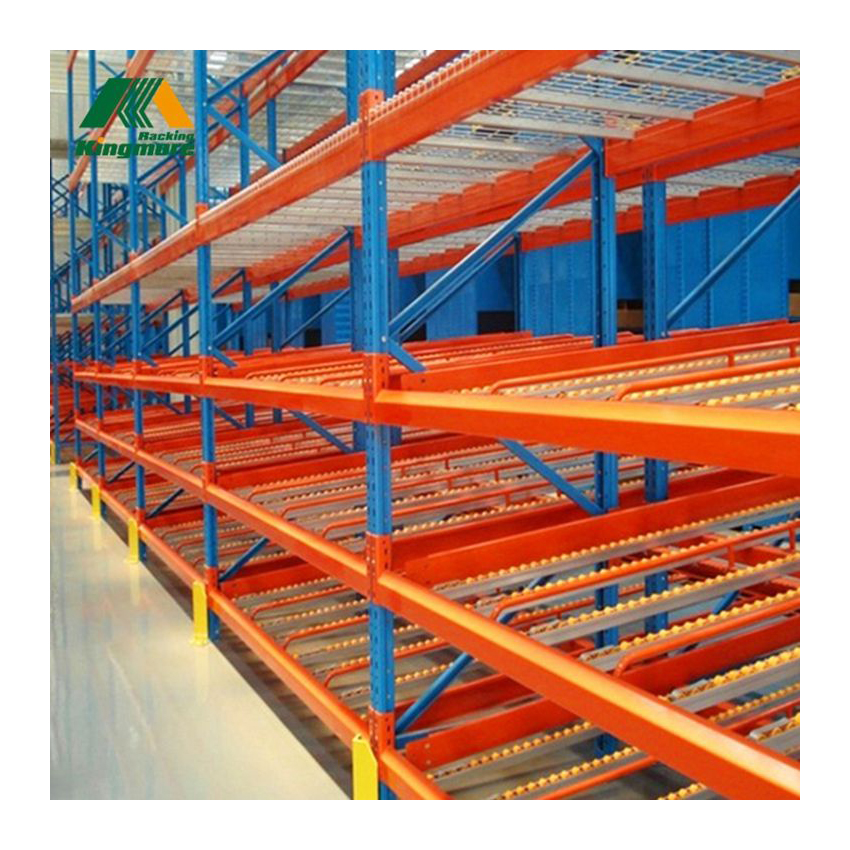 Warehouse Storage Carton Flow Rack Industrial Automation Storage Gravity Carton Flow Rack