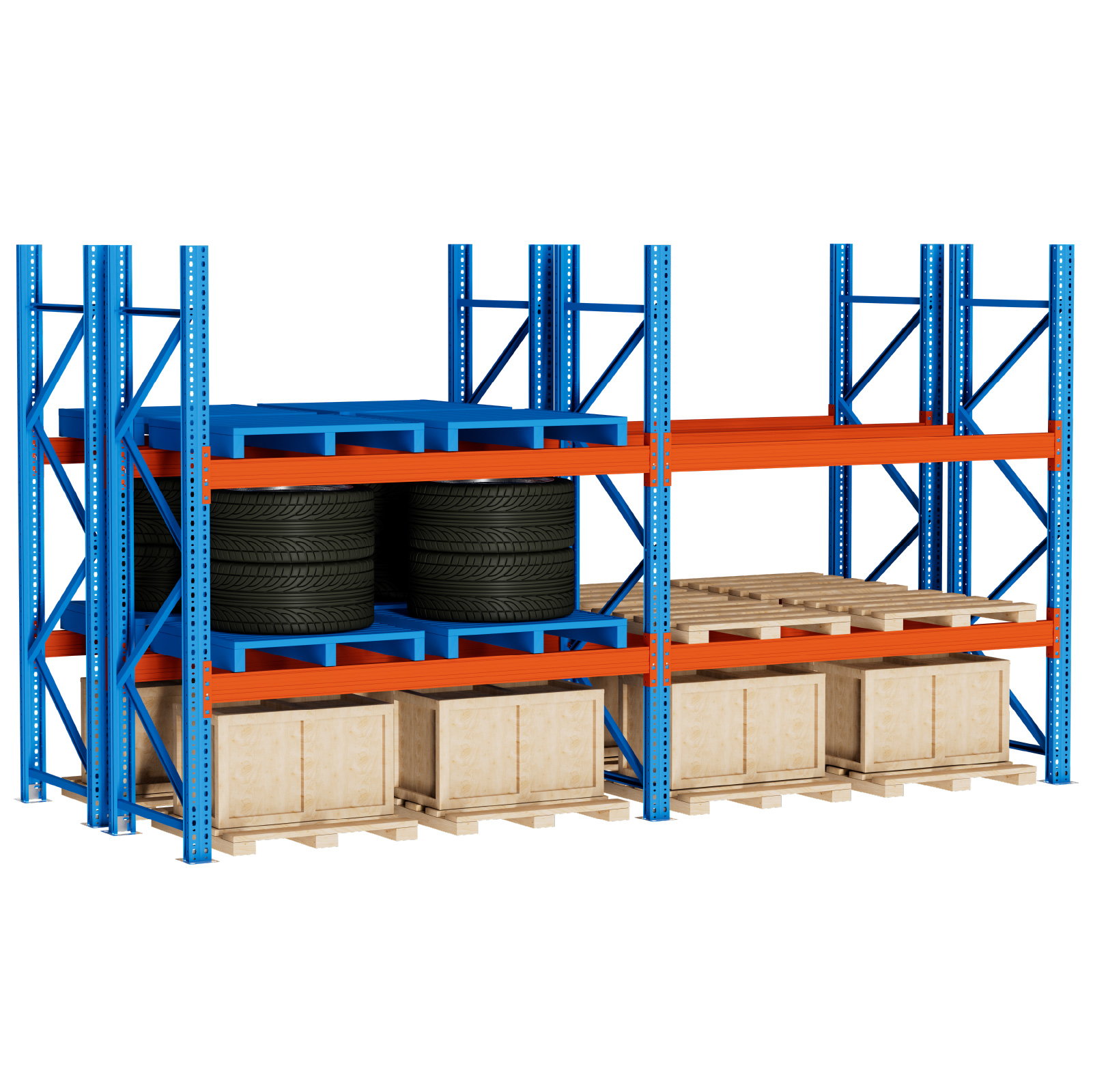 Custom Heavy Duty Steel Pallet Rack Industrial Storage Rack System For Warehouse Warehousing