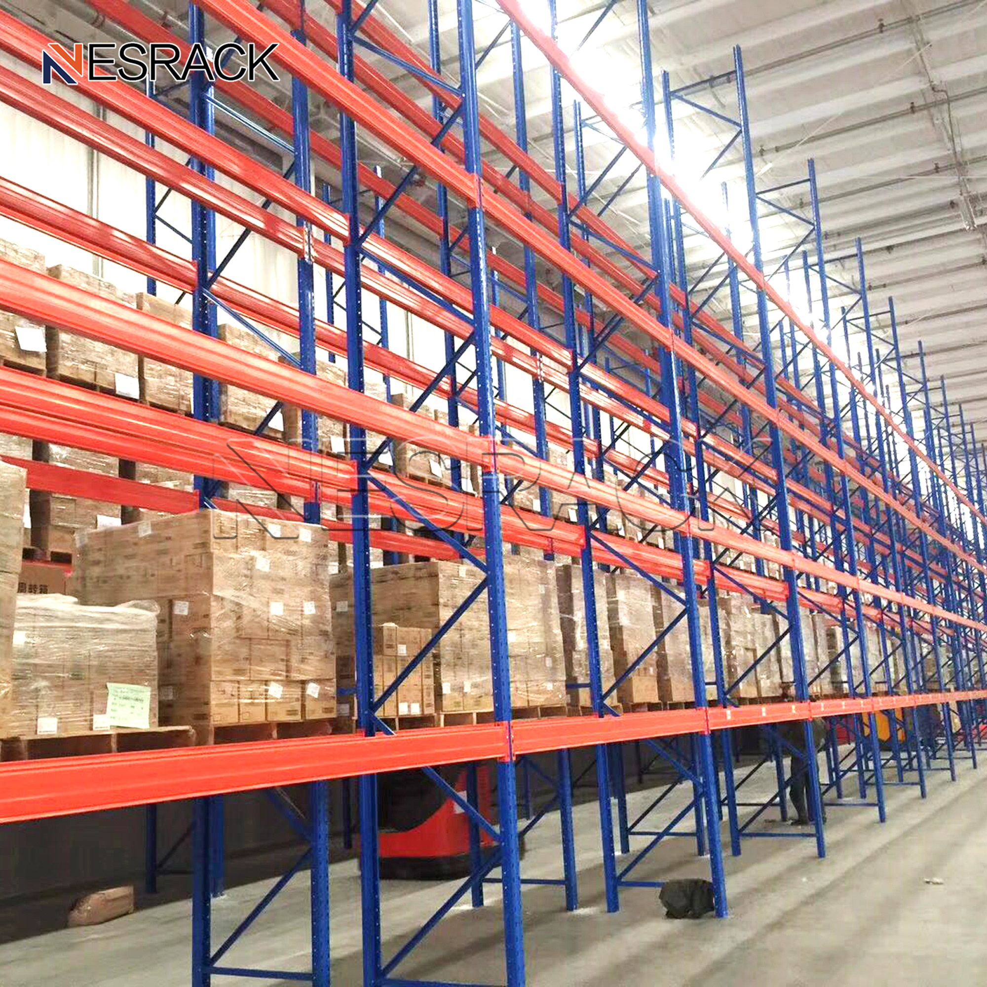 Heavy-Duty Steel Storage Pallet Rack Stacking Racks Shelves for Industrial Warehouse Cargo &amp; Storage Equipment