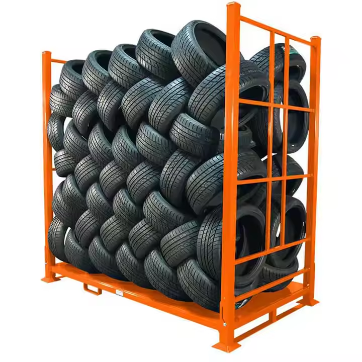 Steel Stacking Rack Heavy Duty Sheleving Racks Warehouse Stackable Racking