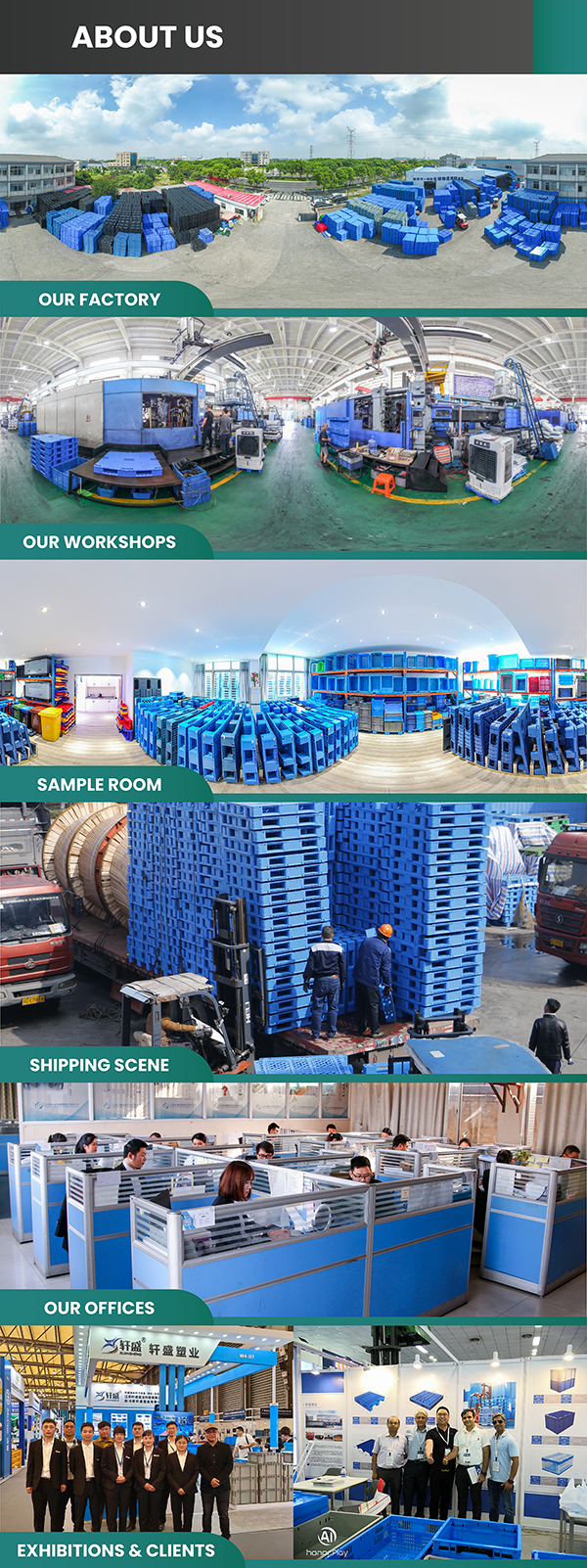 Plastic pallet load capacity showcase