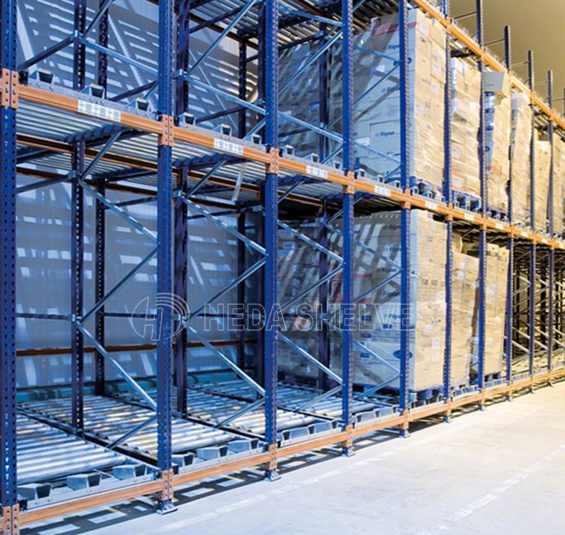 Warehouse Gravity Auto Flow Rack