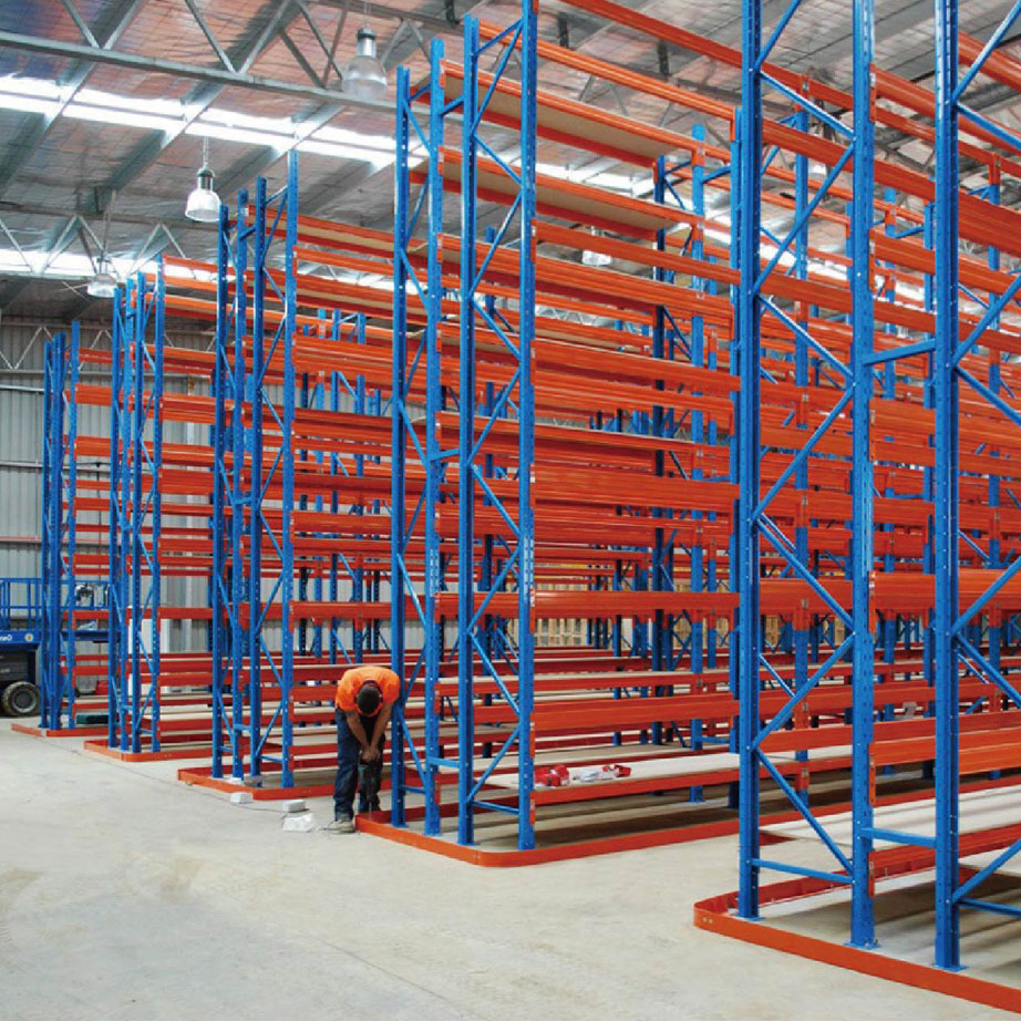 Factory Supply Cold Rolled Steel Heavy Duty Adjustable Narrow Aisle Racks Stable Bearing Design for Tight Passage Warehouse