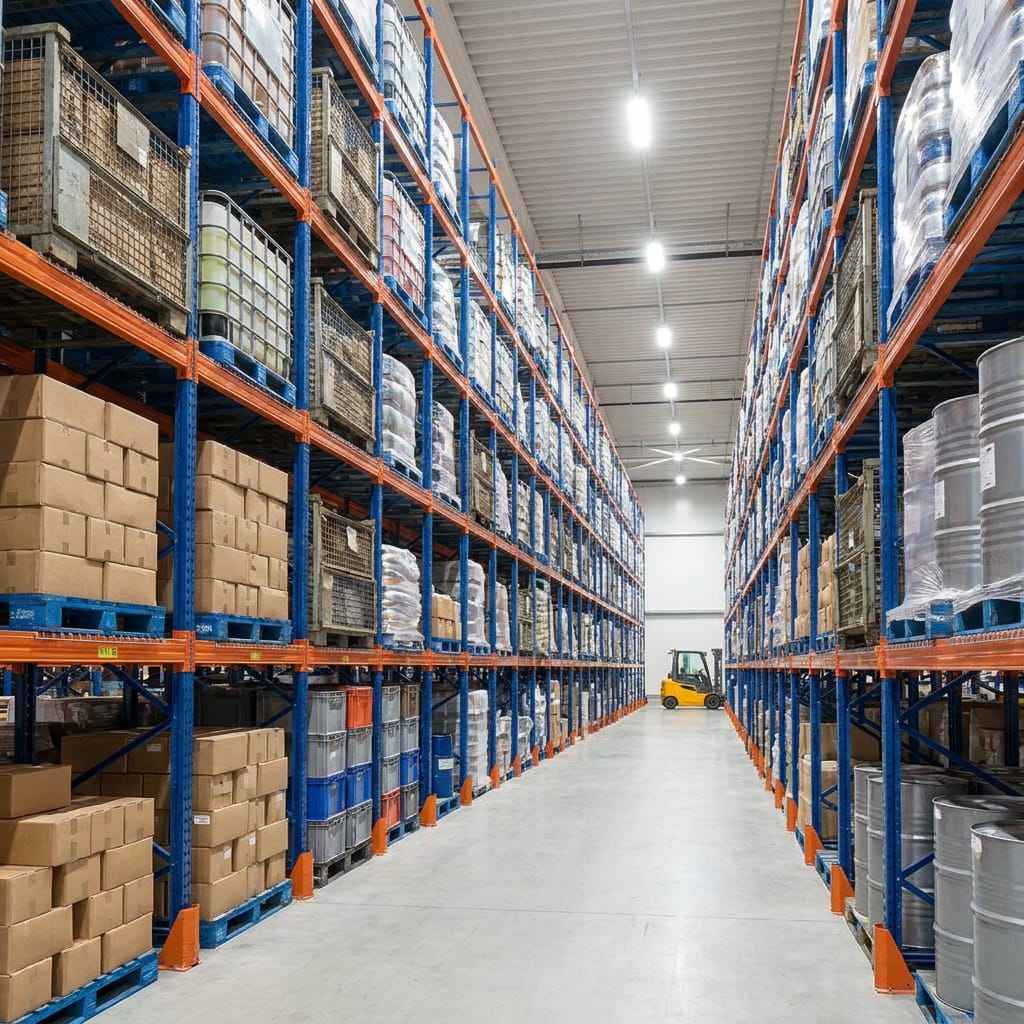 Heavy Duty Selective Pallet Racking Warehouse Storage Rack System Industrial Racks Adjustable For Building Materials