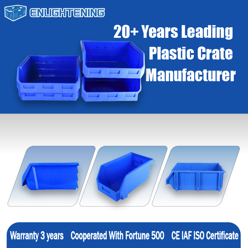 Warehouse Shelf Bin 455x300x170mm with Removable Compartment Dividers Storage Container