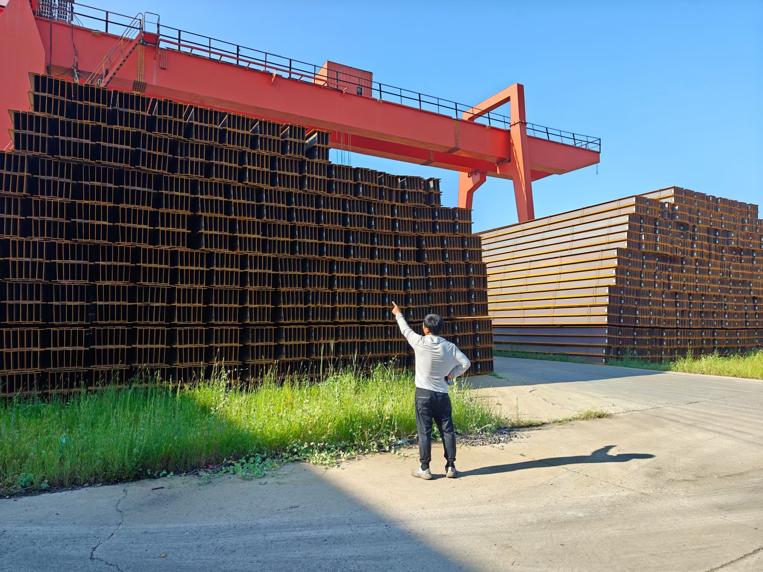 Low MOQ H Beam Q235B 12m Length for Warehouse Rack