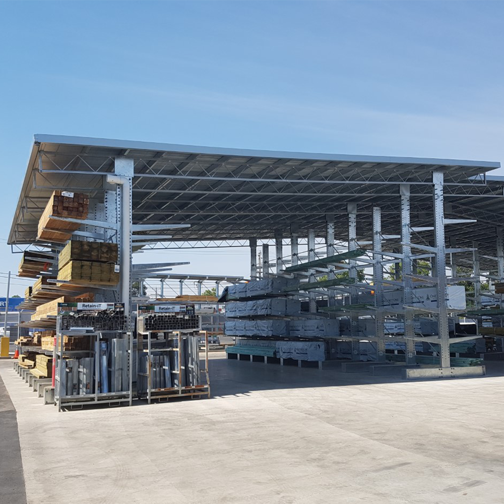 Jracking Industrial Heavy Duty Cantilever Rack Hot Dip Galvanized Cantilever Rack Outdoors