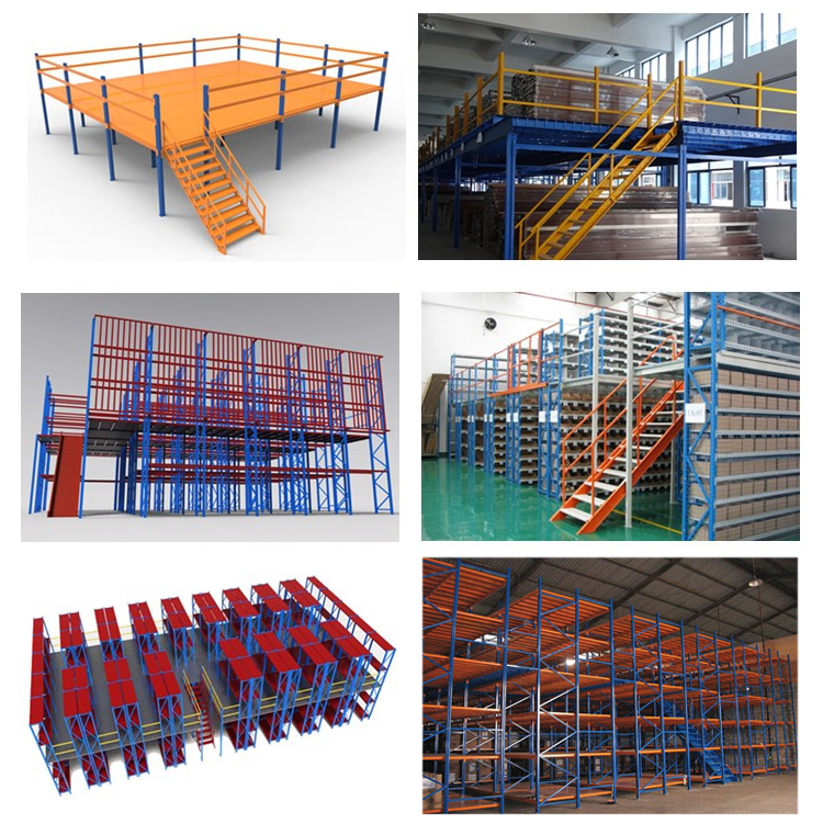 Wholesale Supplier Mezzanine Rack Heavy Duty Industrial Shelving Warehouse Shelf Racks