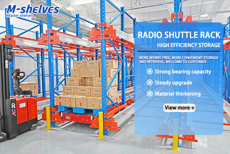 Innovative Auto Shuttle Racking System for Intelligent Cold Storage Steel Pallet Racks Automatic Shuttle Shelving