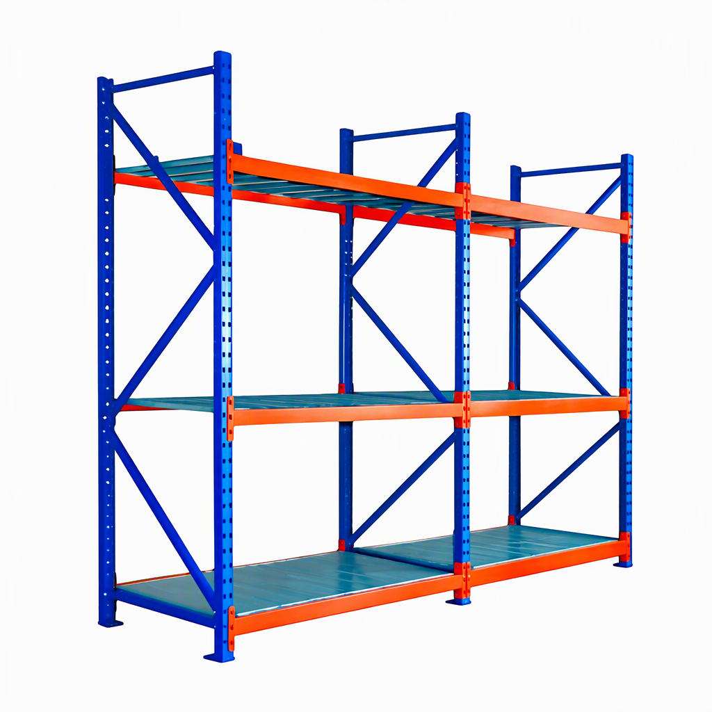 Heavy Duty Wide Span Pallet Rack, Industrial Warehouse Storage Pallet Racking for Bulk Goods Storage