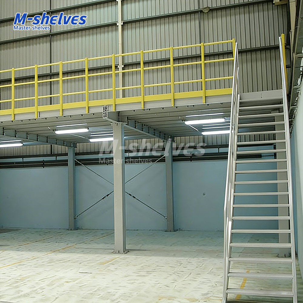 Wholesale CE Integrated Multi Layer Metal Storage Rack Industrial Steel Mezzanine Platform for Warehouse Storage