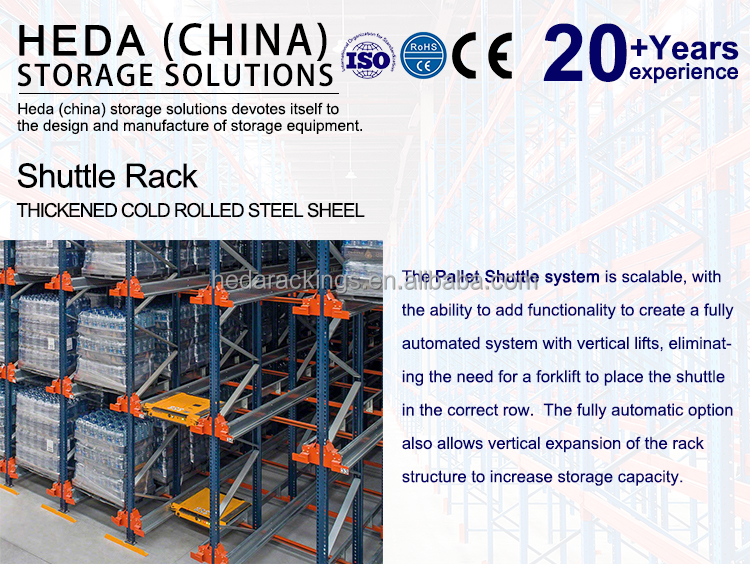 Heda High Density Shuttle Rack System