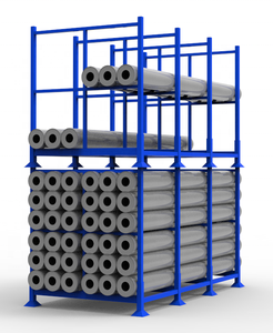 Metal Pallet Racking Fabric Roll Stacking Shelves