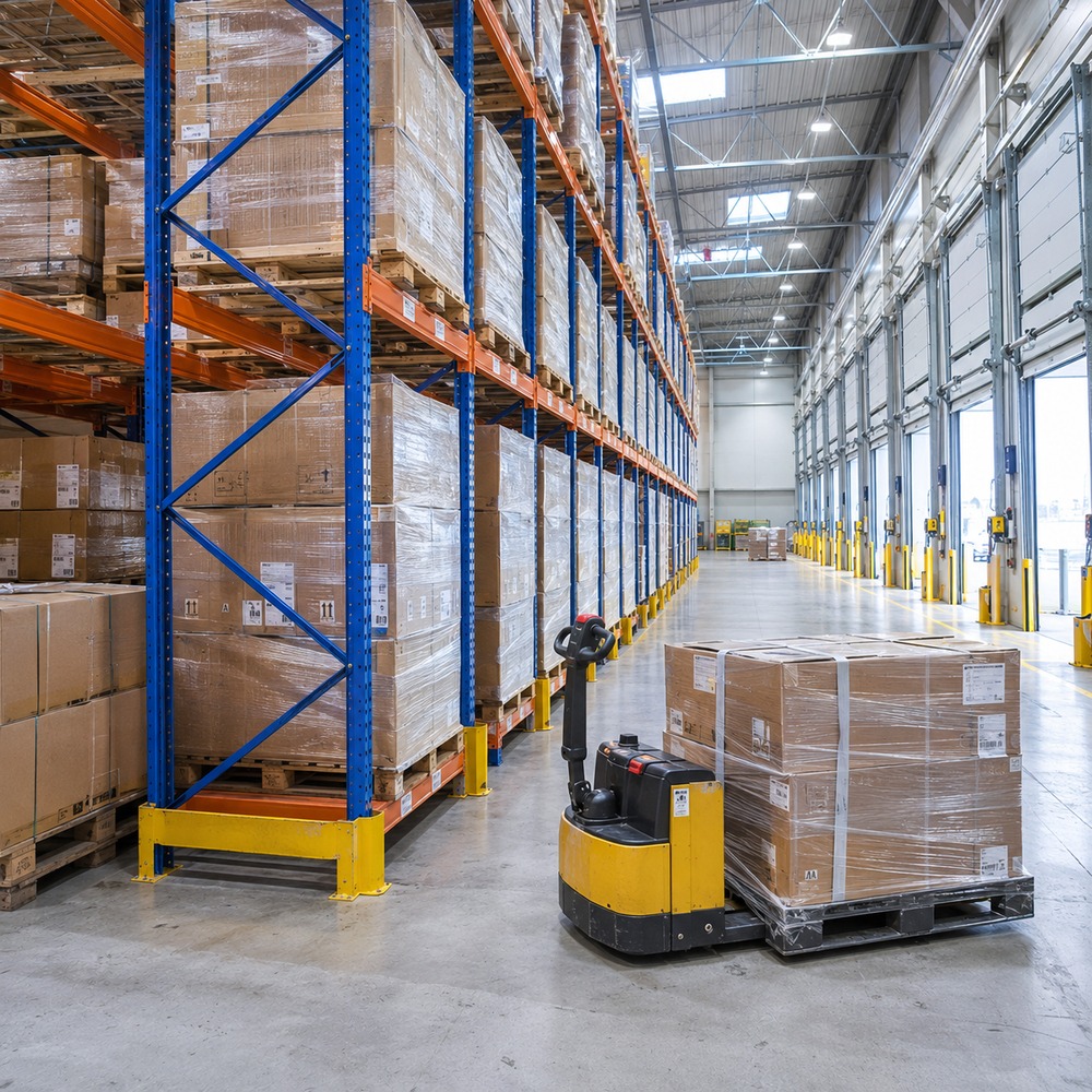 Palettenregal Racks Industriales Pallet Flow Racking Steel Storage Rack Q235B Steel For Bulk Chemical Plants
