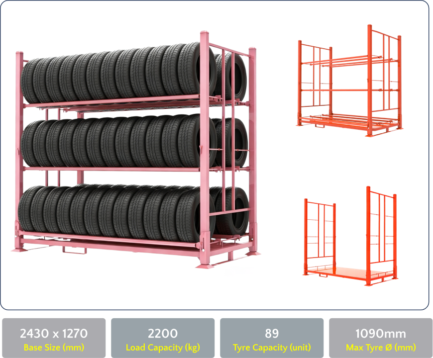 TER Industrial Warehouse Storage Rack Q235 Steel Heavy Duty Material Handling Durable Reinforced Anti Slip Shelving