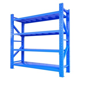 Factory Steel Durable Multi-Level Storage Shelving 300KG Capacity Per Layer Stackable Boltless Powder Coated Heavy Duty